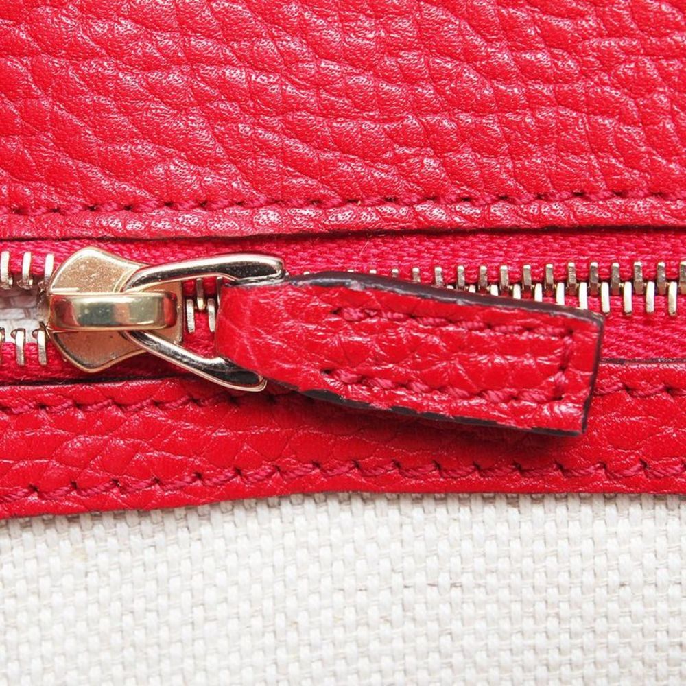 Pre Loved Gucci Gucci Soho Leather Chain Crossbody Bag Red -Pre Owned Condition - Picture 8 of 8